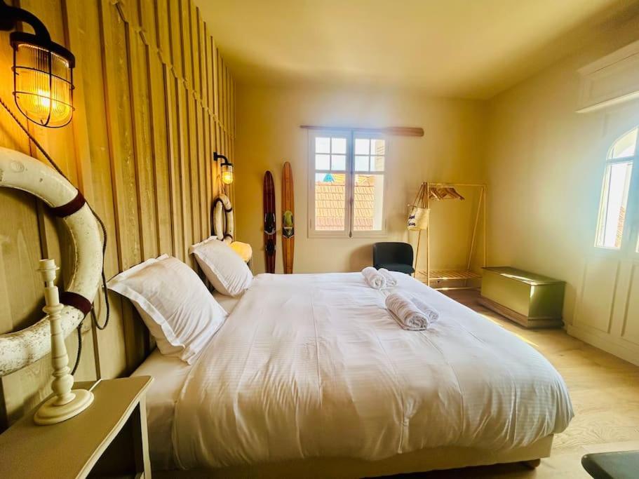 Villa8Pers 3'Piedplage Pleincentre Piscine Parking 阿卡雄 外观 照片